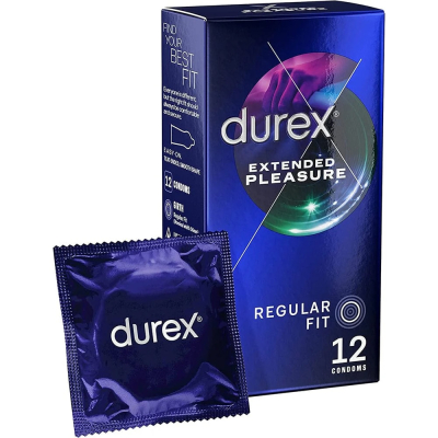 Durex Extended Pleasure – prezerwatywy opóźniające wytrysk (12 stz) -1